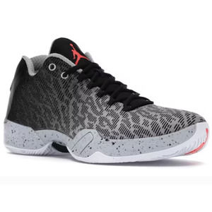 Jordan 29 Athletic XX9 Low Sneakers Infared Gray/White Men's Size 9 - 828051-003